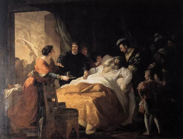 The Death of Leonardo da Vinci in the Arms of Francis I