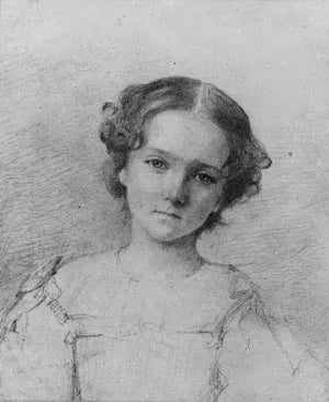 Head of a Girl from McGuire Scrapbook