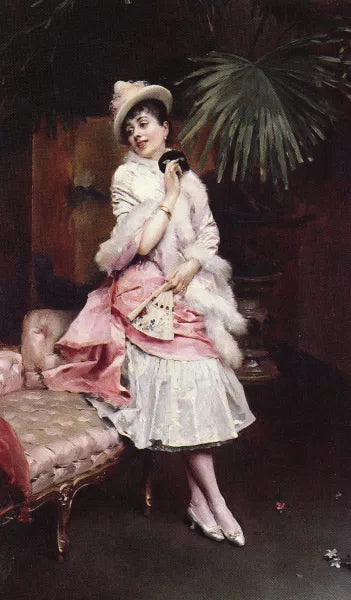 Lady With A Mask