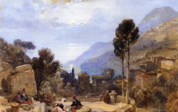 View of Mount Etna from Taormina, Sicily