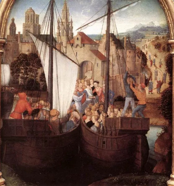 St Ursula Shrine: Arrival in Basel Scene 2