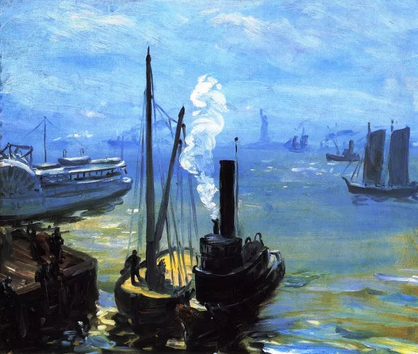Tugboat and Lighter