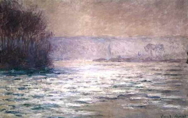 Ice Flows on the Seine at Bennecourt
