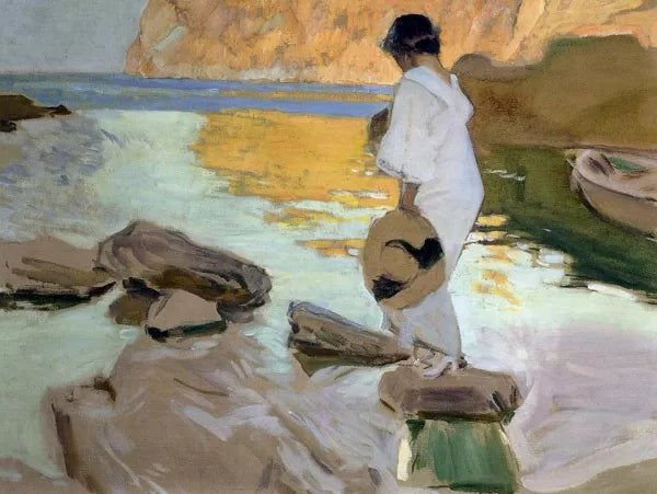 Elena in Cove, San Vicente at Majorca