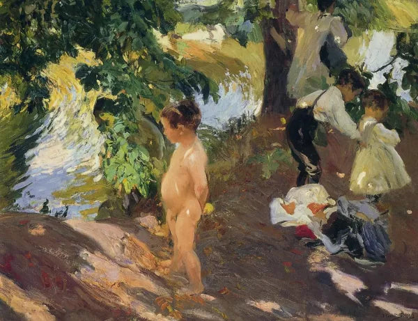 Bathing at La Granja