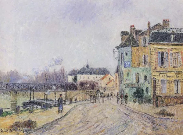 Quay on Oise in Pontoise