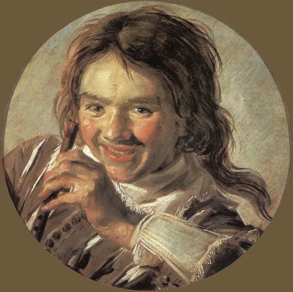 Boy Holding a Flute Hearing