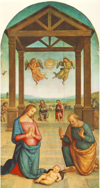 St Augustin Polyptych: The Presepio