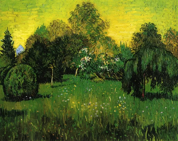 Public Park with Weeping Willow: The Poet's Garden I