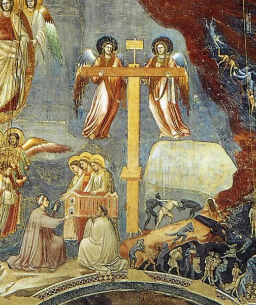 Last Judgment detail 10 Cappella Scrovegni Arena Chapel; Padua