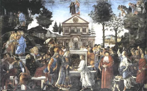 Three Temptations of Christ Cappella Sistina, Vatican