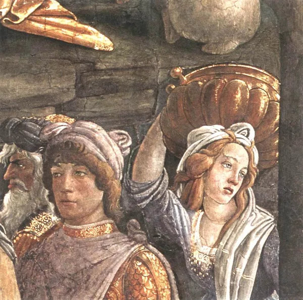 The Trials and Calling of Moses Detail 5 Cappella Sistina, Vatican