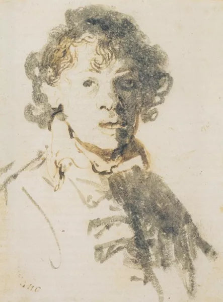 Self Portrait, Open-Mouthed