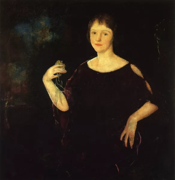 Purple and Green also known as Portrait of Mrs. Woodruff