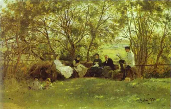 On a Turf Bench
