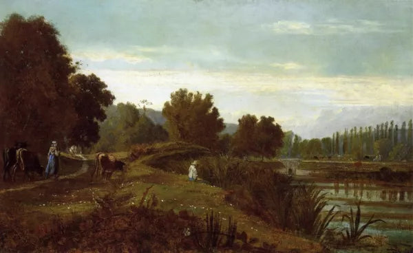 A Shepherd with His Flock