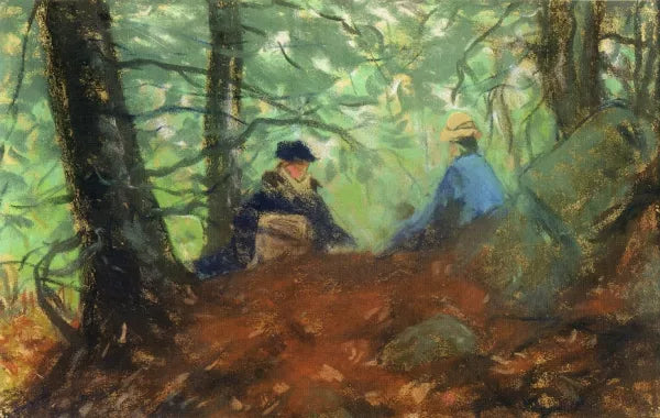 Two Girls in the Woods