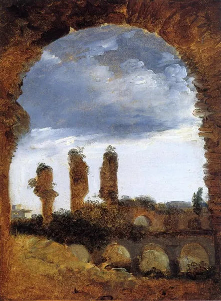 Ruined Columns in the Colosseum