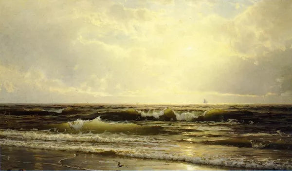 Distant Sails at Dusk