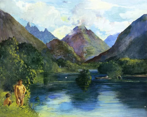 Entrance to Tautira River, Tahiti