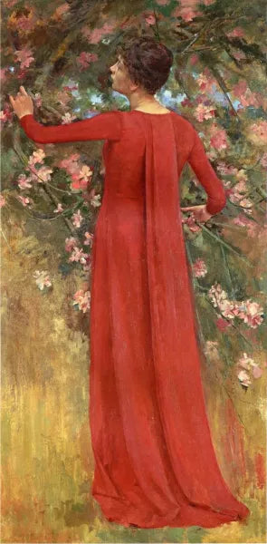 The Red Gown also known as His Favorite Model