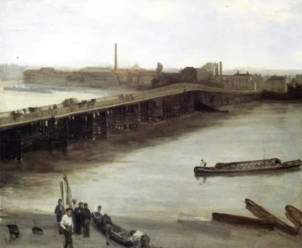 Brown and Silver: Old Battersea Bridge