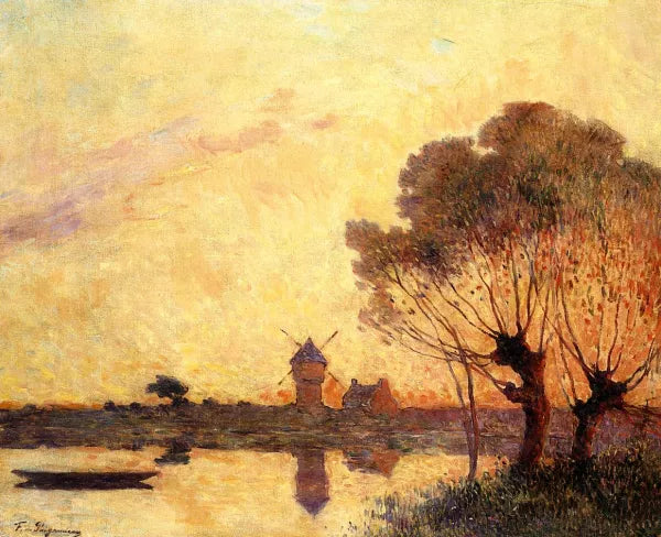 Sunset over la Briere
