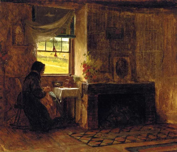 Interior of a Farm House in Maine