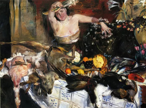 Large Still Life with Figure also known as Birthday Picture