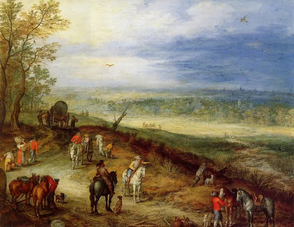 Immense Landscape with Travellers