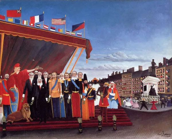 The Representatives of Foreign Powers Coming to Greet the Republic as a Sign of Peace