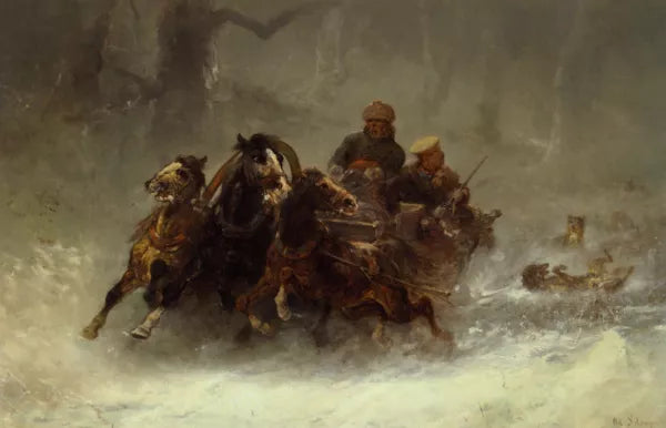 Persued by Wolves
