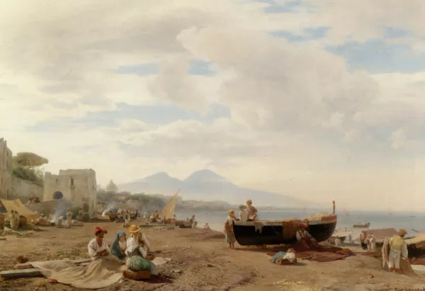 Fishermen on the Amalfi coast