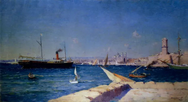 Vue Du Port De Marseille