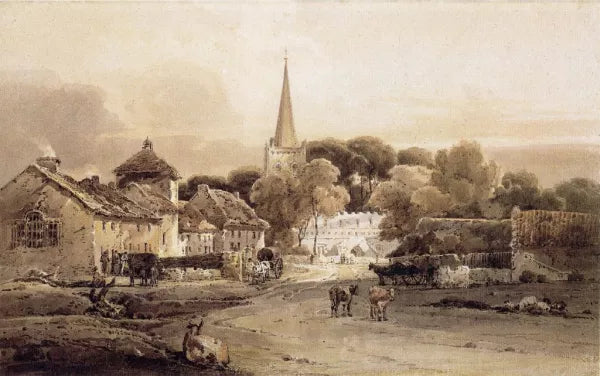 Village Street and Church Spire