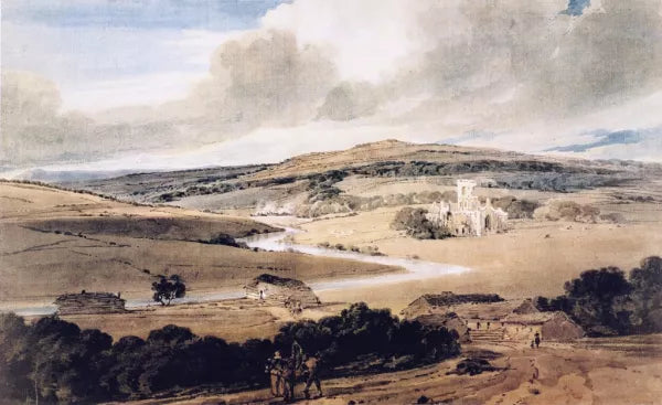 Kirkstall Abbey, Yorkshire, from Kirkstall Hill