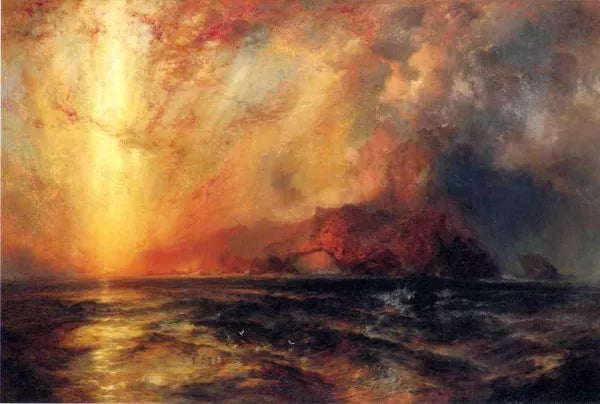 Fiercely the Red Sun Descending, Burned His Way across the Heavens