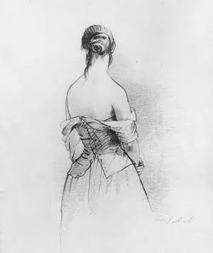 Back of a Woman from McGuire Scrapbook