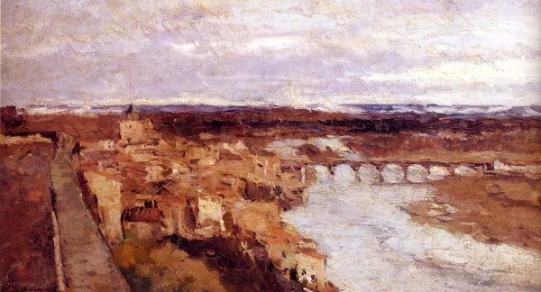 View of the Town of Pont-du-Chateau