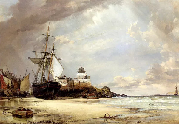 The Pier and Bay of St. Ives, Cornwall