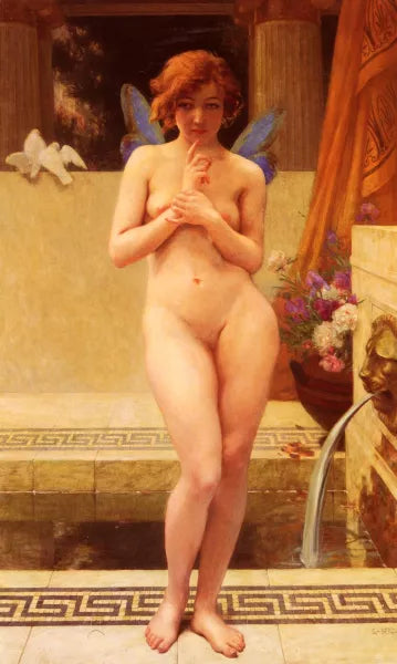 Nymphe A La Piece D'Eau
