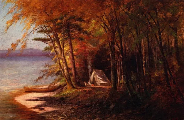 Camping on Saranac Lake, Adirondacks