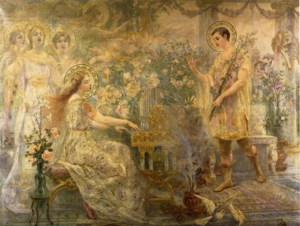 Saint Cecily and Saint Valerian