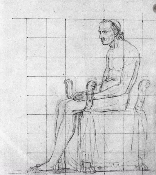 Nude Study of Pope Pius VII