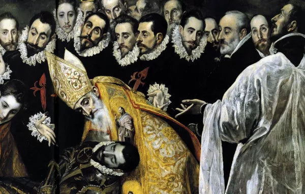 The Burial of the Count of Orgaz Detail