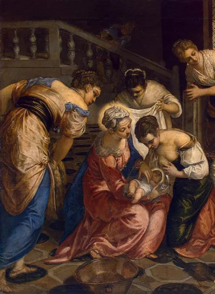 The Birth of John the Baptist Detail