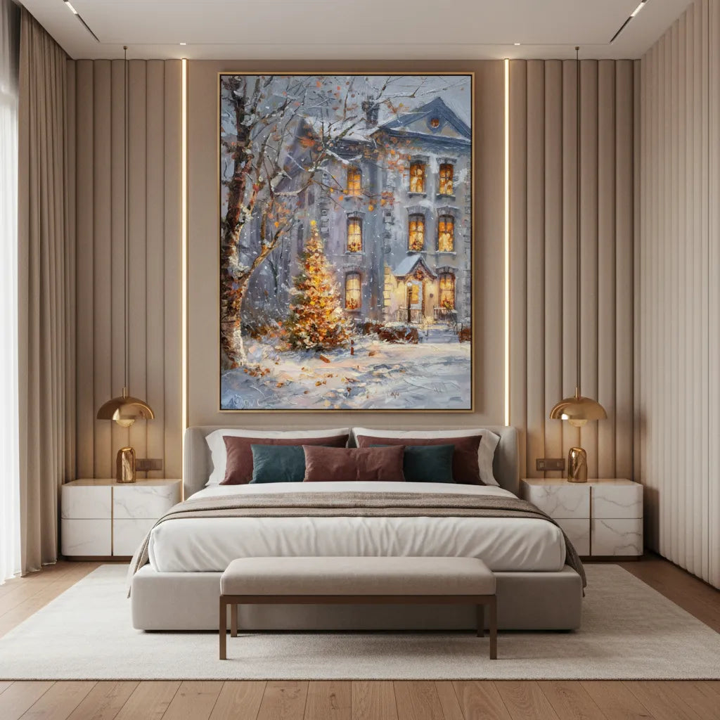 Christmas Courtyard Glow