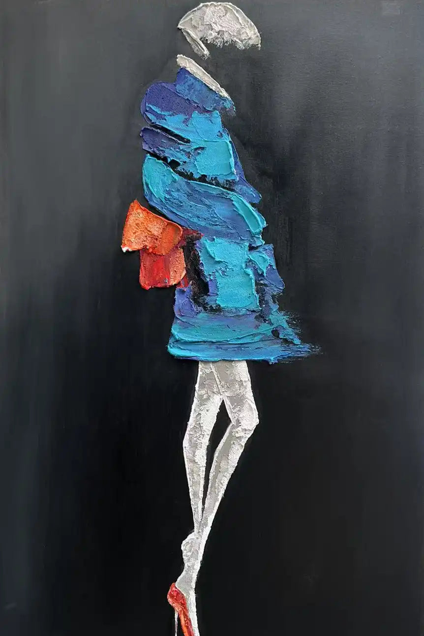 Figure in Blue