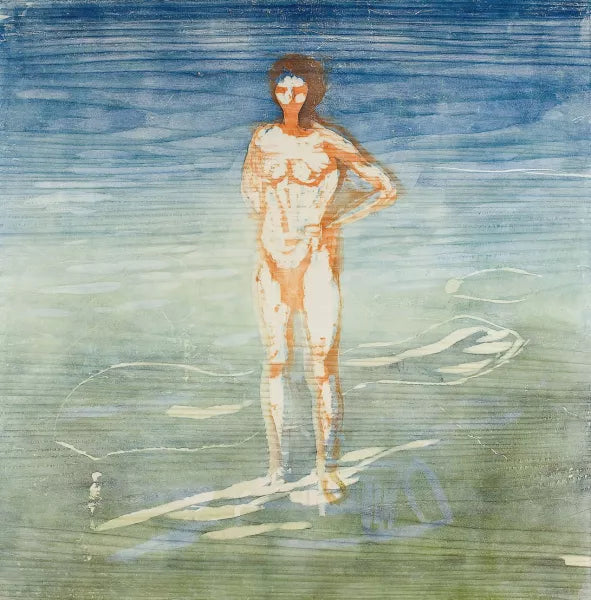 Man Bathing