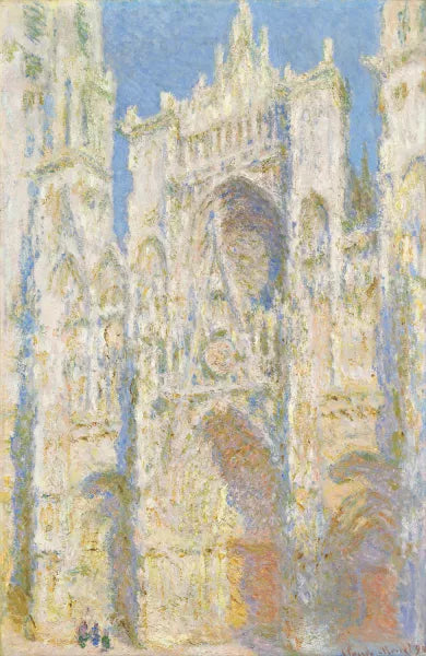 Rouen Cathedral, West Facade, Sunlight